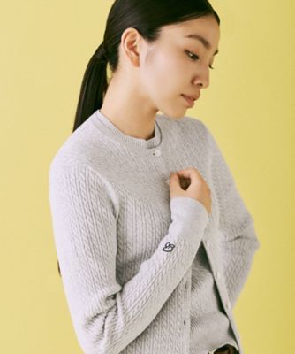 CABLE KNIT CARDIGAN MB261ー8010